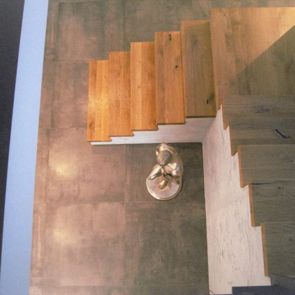 Repräsentative Foyer-Gestaltung in Mömbris - Großformatige Feinsteinzeug-Fliesen - Format +90 x 90 cm